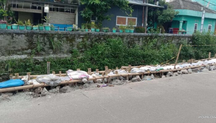 Turap Baru Jebol di Tigaraksa, Dugaan Proyek Bermasalah Mencuat: Anggaran Dipertanyakan