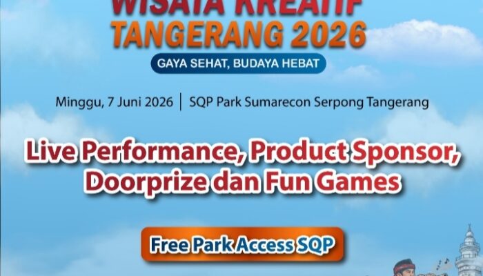 Ribuan Peserta Ditargetkan Ramaikan Fun Run 5Km  Wisata Kreatif Tangerang 2026 di Summarecon Serpong