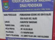 Sengkang Kolom Terlihat Renggang, Pengawasan Proyek UKS SDN III Rajeg Dipertanyakan