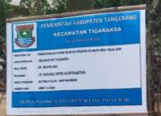 Tanpa Stamper dan Pengawasan Terlihat Minim, Mutu Proyek Pemerintah di Tigaraksa Disorot