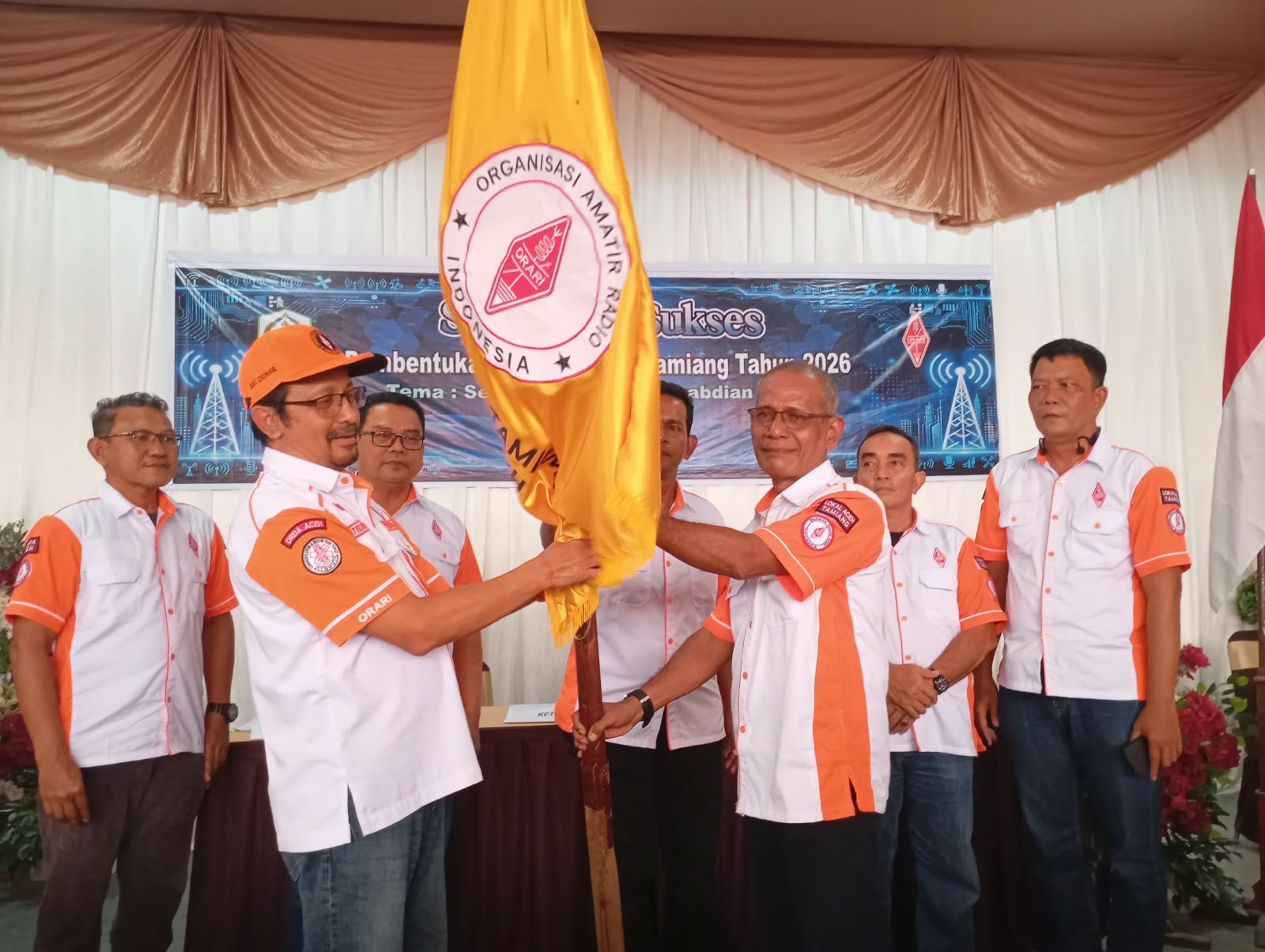 Sinergi dan Kemanusiaan di Jalur Udara: Saiful Alam Pimpin ORARI Lokal Aceh Tamiang 2026–2031