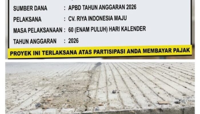 Betonisasi Jalan Renged Retak Meski Disebut Telah PHO, DBMSDA Diminta Buka Hasil Pemeriksaan Teknis